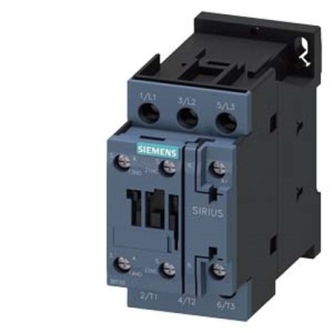  CONTACTOR DE POTENCIA 3P 9A AC3 BOB. 220VAC 1NA+1NC T. S0 SIRIUS